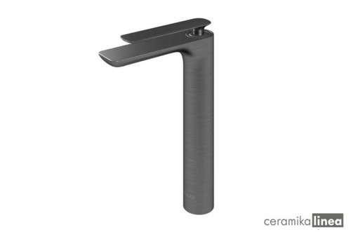 bateria umywalkowa sztorcowa wysoka szara Experience Gray QB170EG.jpg