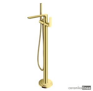 Experience Gold Bateria wannowa wolnostojąca z obrotową wylewką QF1165EGD  Kohlman
