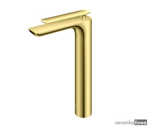 Experience Gold bateria umywalkowa sztorcowa wysoka złota  QB170EGD.jpg