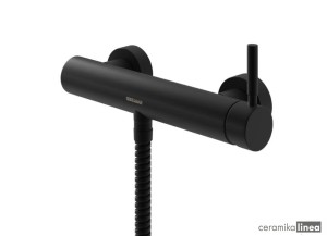 Roxin Black nadtynkowa bateria prysznicowa czarna QW120RB Kohlman