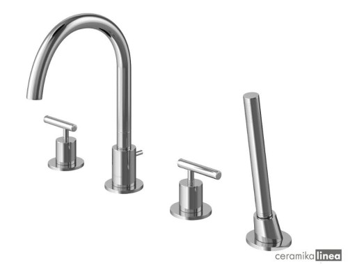 Roxin 4-otworowa bateria wannowa z obrotową wylewką QB240R.jpg