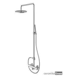 Roxin Zestaw prysznicowy nadtynkowy z deszczownicą 20cm QW276R  Kohlman