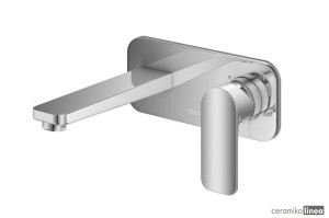 TEXEN bateria umywalkowa podtynkowa (jedna rozeta) chrom QW185T  Kohlman