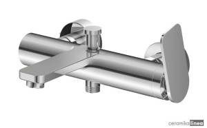 WEXPO Bateria Wannowa ścienna chrom QW110W Kohlman