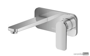 WEXPO bateria umywalkowa podtynkowa jedna rozeta chrom QW185W Kohlman
