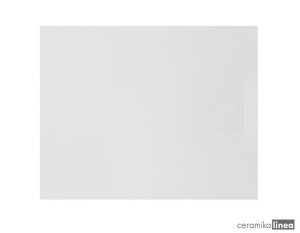 LAVANO  BRODZIK KOMPOZYTOWY PROSTOKĄTNY, BIAŁY BREX.1103.100.080.WHN