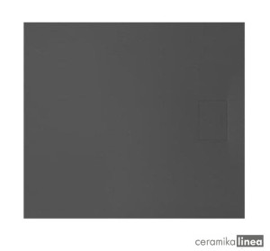 BRODZIK KOMPOZYTOWY PROSTOKĄTNY, CZARNY BREX.1103.090.080.BLN