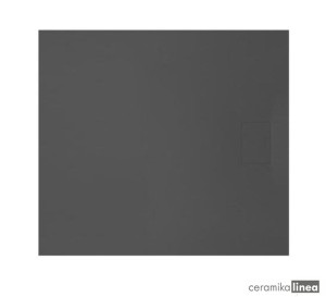 BRODZIK KOMPOZYTOWY PROSTOKĄTNY, CZARNY BREX.1103.100.090.BLN