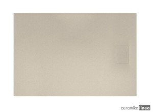 BRODZIK KOMPOZYTOWY PROSTOKĄTNY, CAPPUCINO BREX.1103.120.080.CAN