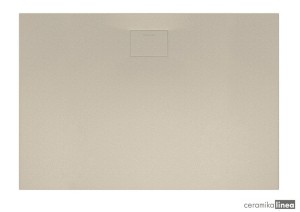 BRODZIK KOMPOZYTOWY PROSTOKĄTNY, CAPPUCINO  BREX.1103.120.090.CAN