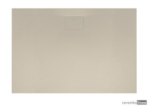 BRODZIK KOMPOZYTOWY PROSTOKĄTNY, CAPPUCINO BREX.1103.140.090.CAN