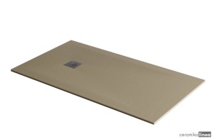 BRODZIK KOMPOZYTOWY PROSTOKĄTNY, CAPPUCINO ARDA BREX.1503.120.090.CAN