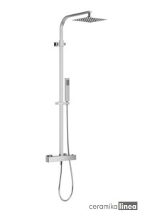 Zestaw prysznicowy Rain Square Termo, chrom ARAC.SY.108CR