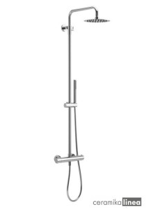 Zestaw prysznicowy Rain Round Termo, chrom ARAC.SY.107CR