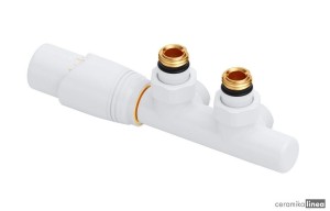 Zestaw zintegrowany termostatyczny Volaro 2.0  50mm biały lewy GREX.VO2.50L.WH