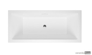 WANNA PROSTOKĄTNA Heaven Slim 160 WAEX.HEV16WHS ARIN.FLOW.CR