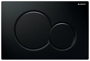 Przycisk uruchamiający Geberit Sigma01 przedni czarny  z tworzywa, RAL 9005  115.770.DW.5