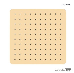 Oltens Vindel (S) deszczownica 30x30 cm kwadratowa  złota 37001800