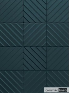 Marca Corona Glazura 4D DIAGONAL DEEP BLUE 20x20