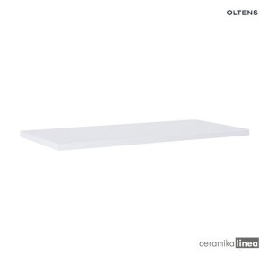 Oltens Vernal blat 100 cm naszafkowy biały połysk 63002000