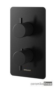 AXEL bateria wannowa termostatyczna Black czarna QW433AB Kohlman