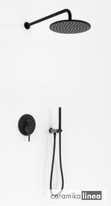 Axel  Zestaw prysznicowy Black czarny QW210ABR25 Kohlman