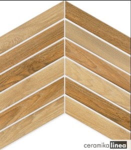 Gres Arrow Cedar 8x40 gat.1 (op.0,96m2/30szt.) Chevron drewnopodobne Monopole dostępne od ręki
