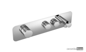  Krotos Bateria prysznicowo-wannowa podtynkowa, 2-funkcje AREX.8035CR