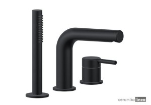  Seria Pi Bateria nawannowa 3-otworowa, czarna AREX.1233BL