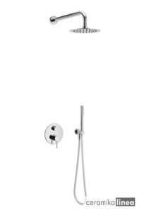 Seria Pi Zestaw Prysznic-Wanna P/T Chrom AREX.SET.1245CR